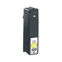 LOTS DE 10 COMPATIBLE Lexmark 14N1071E / 100XL - Cartouche d'encre jaune