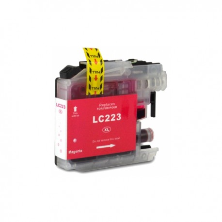 Lots de 6 COMPATIBLE Brother LC223M MAGENTA