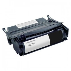 LOTS DE 2 COMPATIBLE Lexmark 4K00199 - Toner noir