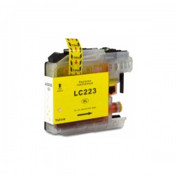 Lots de 6 COMPATIBLE Brother LC223Y JAUNE