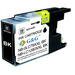 Lots de 12 COMPATIBLE Brother LC1280XLBK NOIR