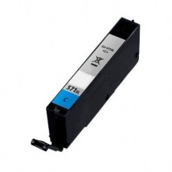 Lots de 4 Compatible Premium Canon CLI-571 CXL CYAN