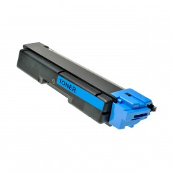 LOTS DE 2 COMPATIBLE Kyocera 1T02KTCNL0 / TK-580 C - Toner cyan