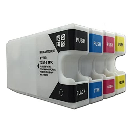 PACK DE 4 COMPATIBLE Epson C13T789440 / T7891-T984 - Cartouche d'encre multi pack
